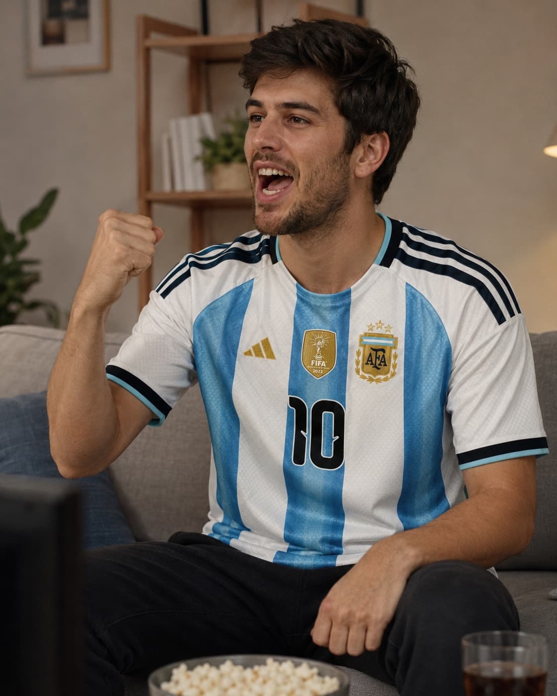 Camiseta Argentina Titular 2026 puesta